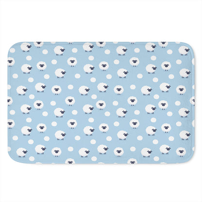 Cute Sheep Pattern Print Indoor Door Mat