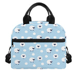Cute Sheep Pattern Print Insulated Lunch Bag