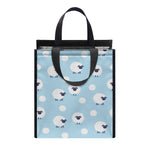 Cute Sheep Pattern Print Insulated Lunch Tote