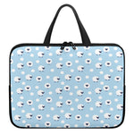 Cute Sheep Pattern Print Laptop Sleeve With Handle