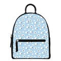 Cute Sheep Pattern Print Leather Backpack