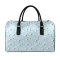Cute Sheep Pattern Print Leather Duffel Bag