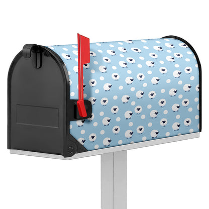 Cute Sheep Pattern Print Mailbox Cover