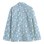 Cute Sheep Pattern Print Men's Blazer