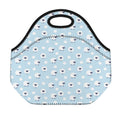 Cute Sheep Pattern Print Neoprene Lunch Bag