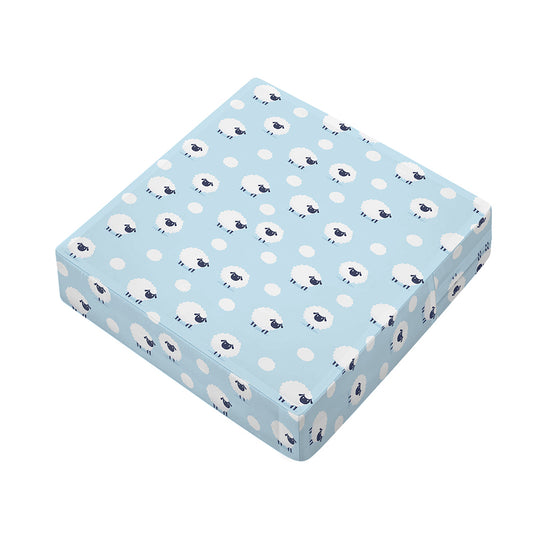 Cute Sheep Pattern Print Outdoor Seat Cushion Cover