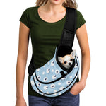 Cute Sheep Pattern Print Pet Sling Carrier