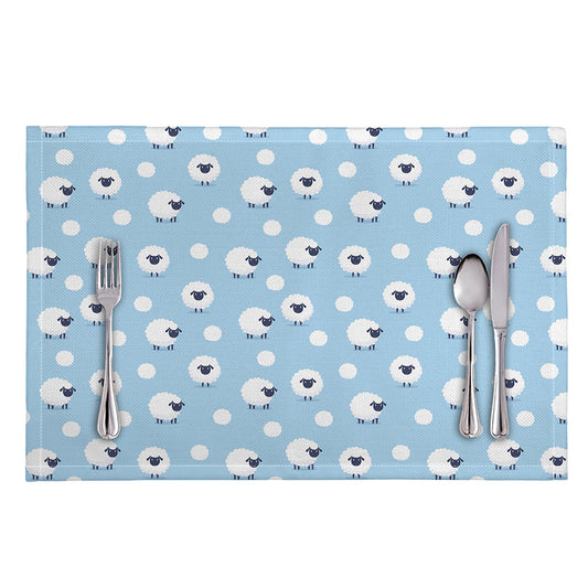 Cute Sheep Pattern Print Placemat