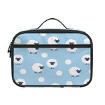 Cute Sheep Pattern Print Portable Lunch Bag
