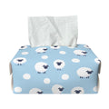 Cute Sheep Pattern Print Rectangle Tissue Box Cover