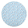Cute Sheep Pattern Print Round Blanket