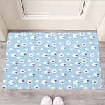 Cute Sheep Pattern Print Rubber Doormat