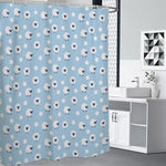 Cute Sheep Pattern Print Shower Curtain