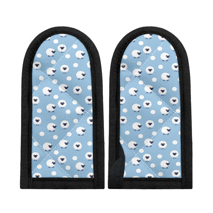 Cute Sheep Pattern Print Skillet Handle Cover