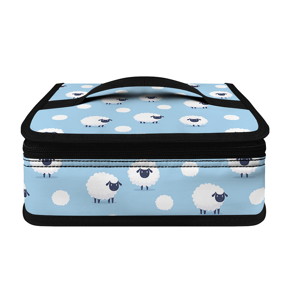 Cute Sheep Pattern Print Small Lunch Bag