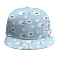 Cute Sheep Pattern Print Snapback Cap