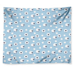 Cute Sheep Pattern Print Tapestry