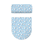 Cute Sheep Pattern Print Toilet Lid And Tank Cover Set