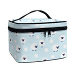 Cute Sheep Pattern Print Travel Makeup Bag