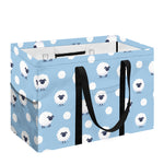 Cute Sheep Pattern Print Utility Tote Bag