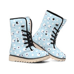 Cute Sheep Pattern Print Winter Boots