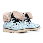 Cute Sheep Pattern Print Winter Boots