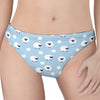 Cute Sheep Pattern Print Women's Thong