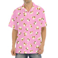 Cute Shih Tzu Pattern Print Aloha Shirt