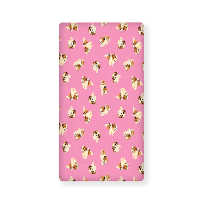 Cute Shih Tzu Pattern Print Baby Crib Sheet