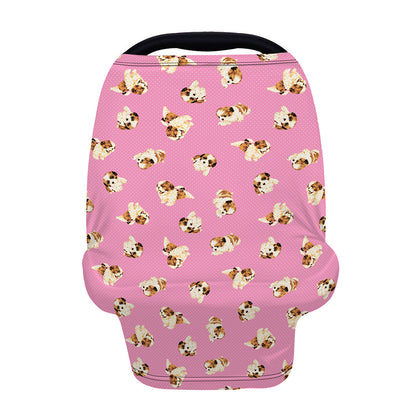 Cute Shih Tzu Pattern Print Baby Seat Cover