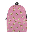 Cute Shih Tzu Pattern Print School Backpack