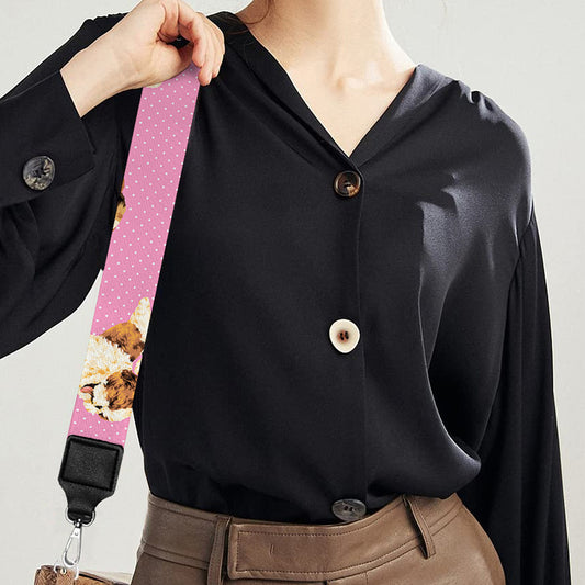 Cute Shih Tzu Pattern Print Bag Strap
