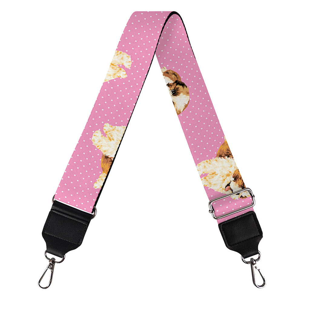 Cute Shih Tzu Pattern Print Bag Strap