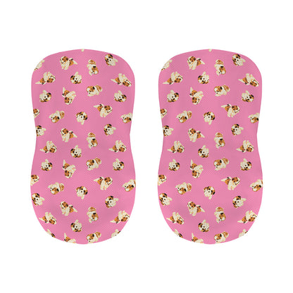 Cute Shih Tzu Pattern Print Bar Stool Covers