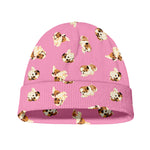 Cute Shih Tzu Pattern Print Beanie