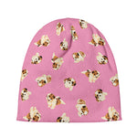 Cute Shih Tzu Pattern Print Beanie