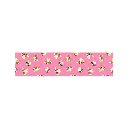 Cute Shih Tzu Pattern Print Bed Runner