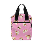 Cute Shih Tzu Pattern Print Bible Tote Bag