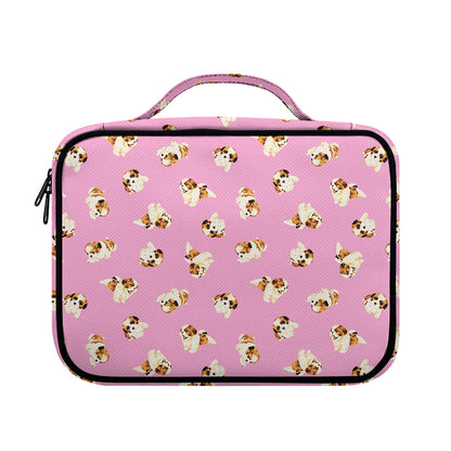 Cute Shih Tzu Pattern Print Briefcase Bible Bag