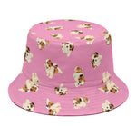 Cute Shih Tzu Pattern Print Bucket Hat