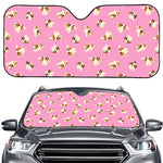 Cute Shih Tzu Pattern Print Car Windshield Sun Shade