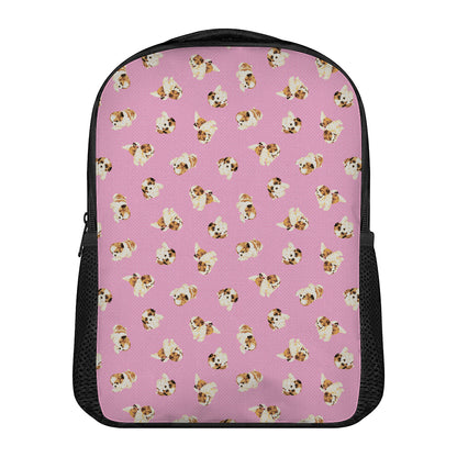 Cute Shih Tzu Pattern Print Casual Backpack