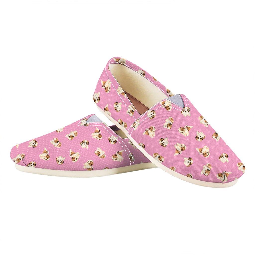Cute Shih Tzu Pattern Print Casual Shoes