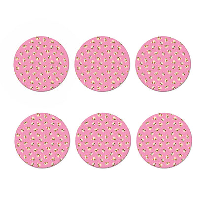 Cute Shih Tzu Pattern Print Coaster Set