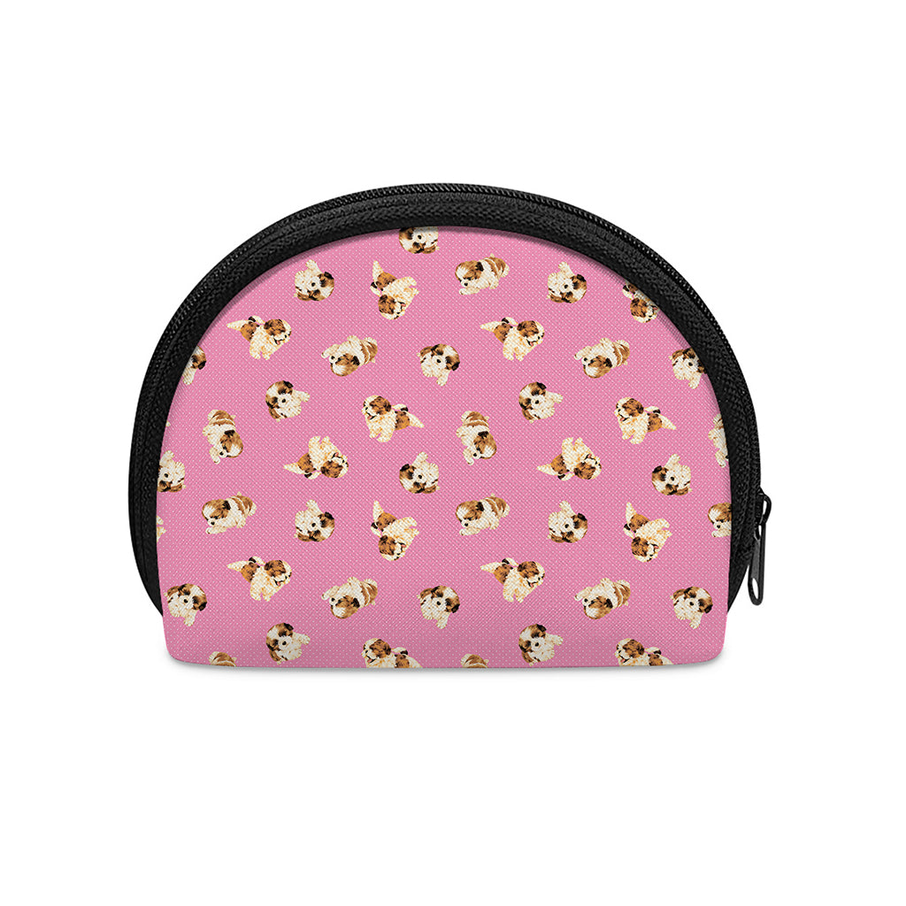Cute Shih Tzu Pattern Print Coin Purse