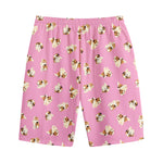 Cute Shih Tzu Pattern Print Cotton Shorts