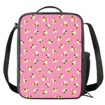 Cute Shih Tzu Pattern Print Crossbody Lunch Bag