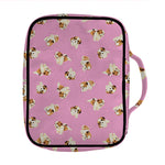 Cute Shih Tzu Pattern Print Front Pocket Bible Bag