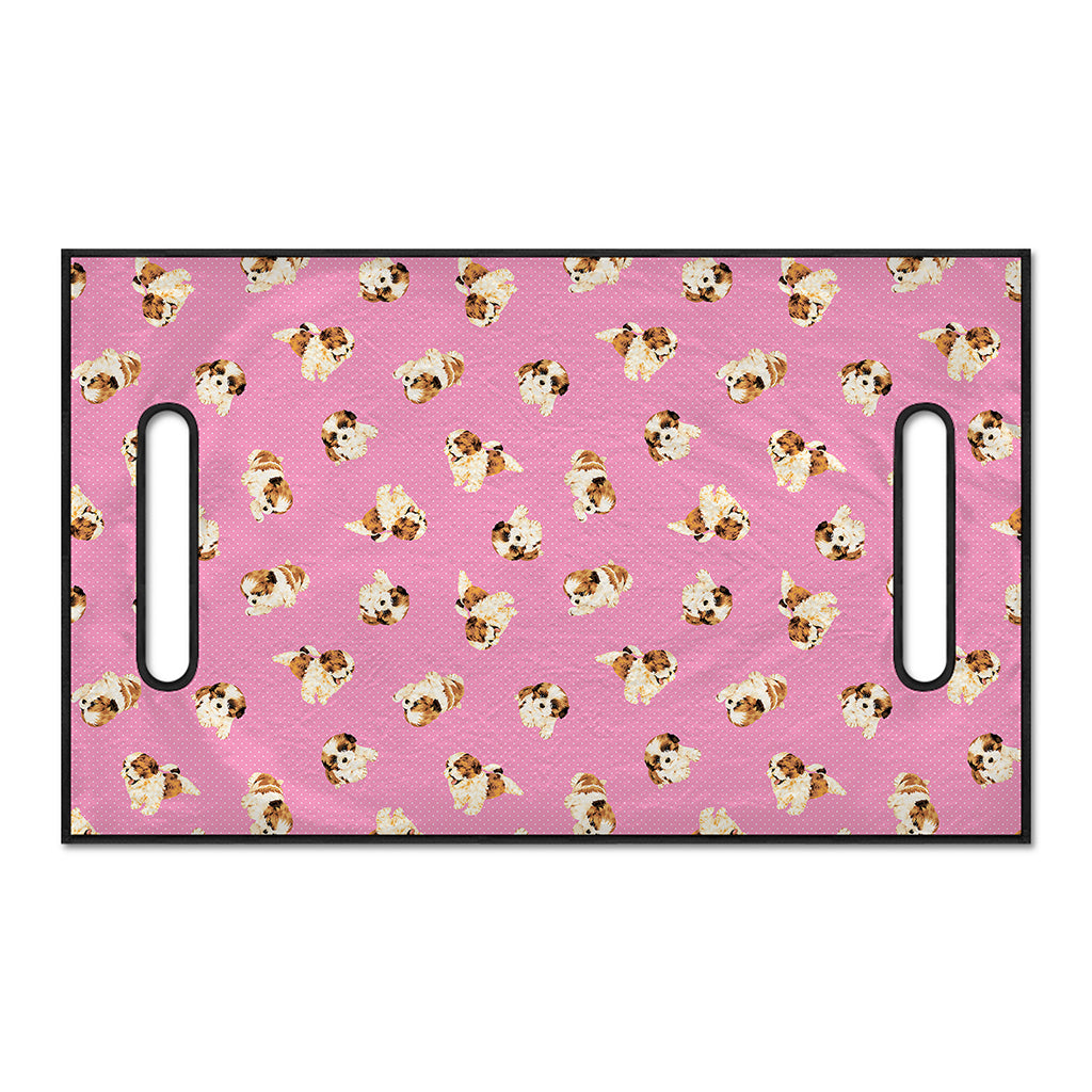 Cute Shih Tzu Pattern Print Golf Cart Seat Cover