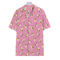 Cute Shih Tzu Pattern Print Hawaiian Shirt